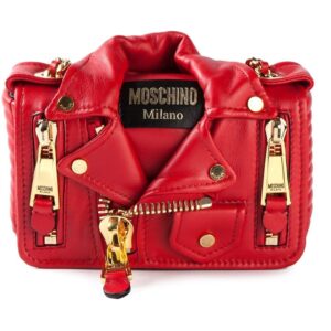 Moschino small biker shoulder bag