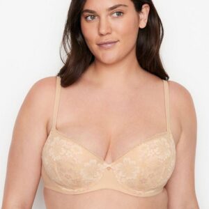 Victoria's Secret Lightly-Lined Smooth & Lace Demi Bra