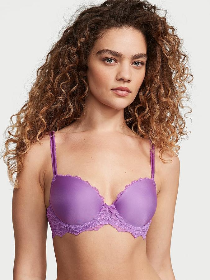 Victoria's Secret Smooth & Lace Lightly Lined Demi Bra