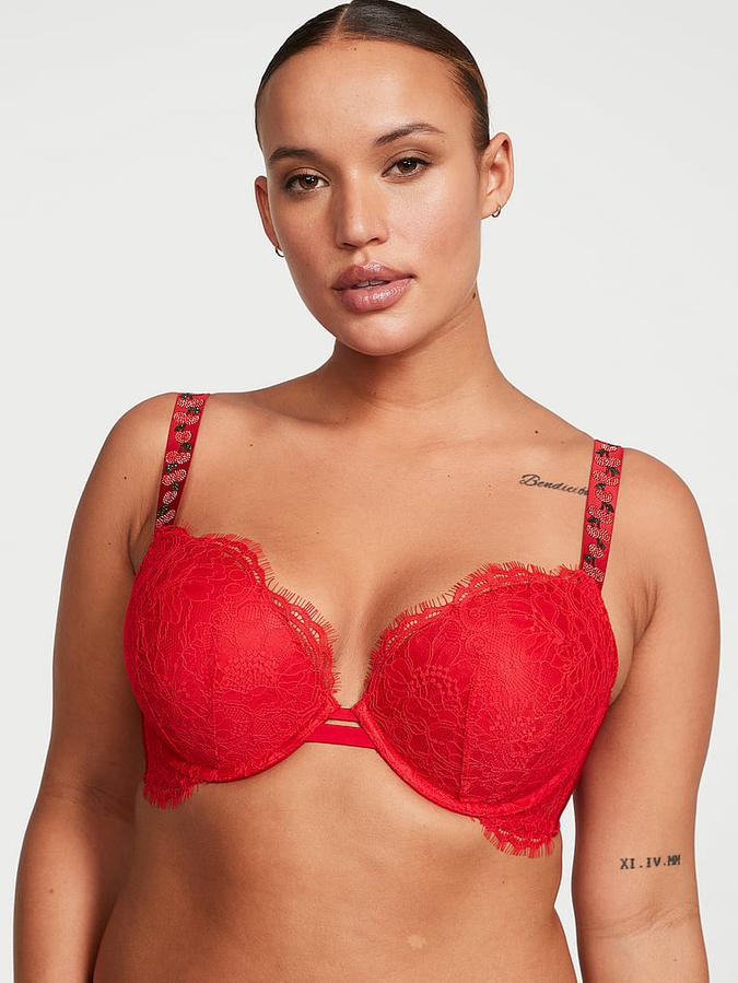 Victoria's Secret Shine Strap Lace Push-Up Bra