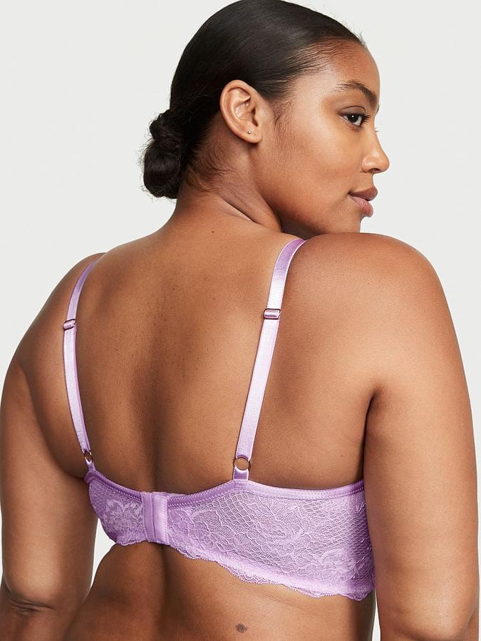 Victoria's Secret Strappy Fishnet Lace Push-Up Bra - Image 2
