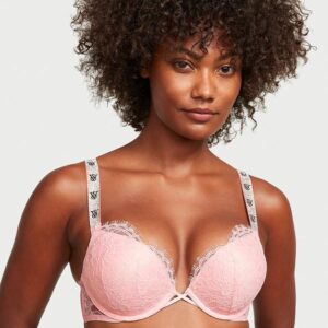 Victoria's Secret  Bombshell Add-2-Cups Shine Strap Push-Up Bra
