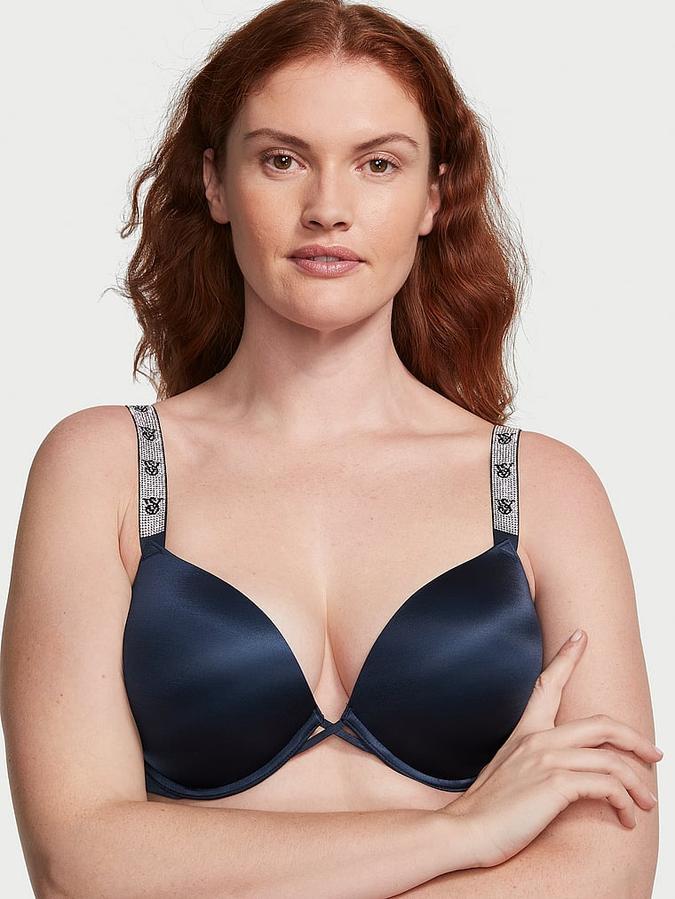 Victoria's Secret Bombshell Add-2-Cups Shine Strap Push-Up Bra