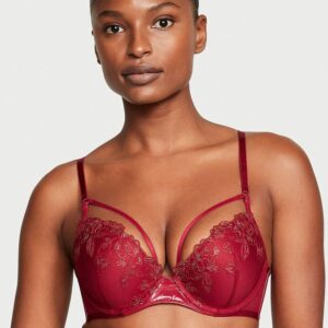 Victoria's Secret Midnight Affair Embroidery Push-Up Bra
