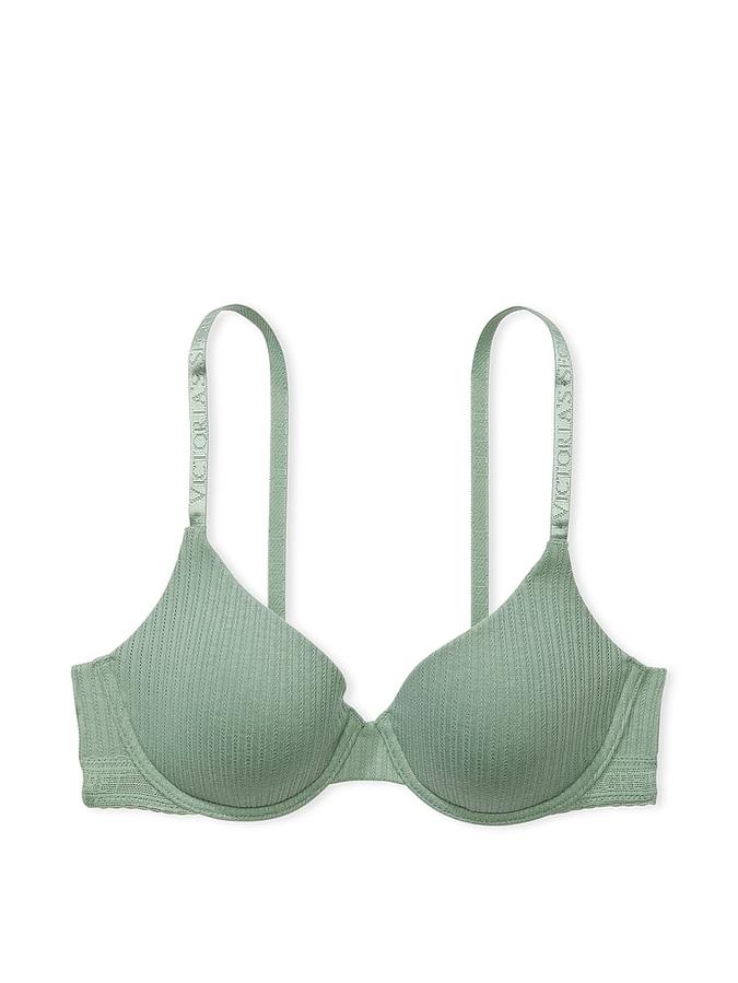 Victoria's Secret Lightly Lined Pointelle Demi Bra - Image 3