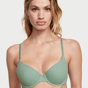 Victoria's Secret Lightly Lined Pointelle Demi Bra