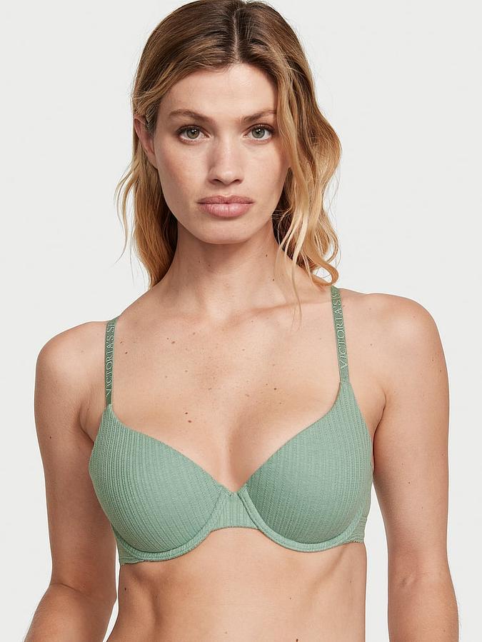 Victoria's Secret Lightly Lined Pointelle Demi Bra