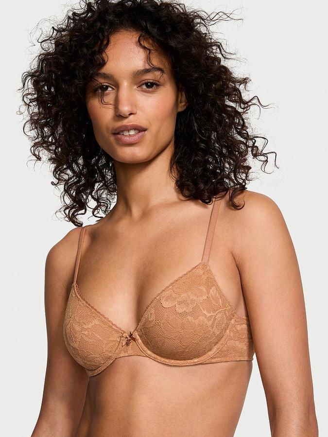 Victoria's Secret New! Invisible Lift Unlined Lace Demi Bra