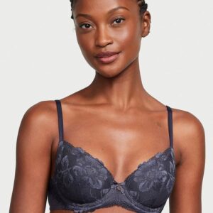 Victoria's Secret Lightly Lined Lace-Cup Demi Bra