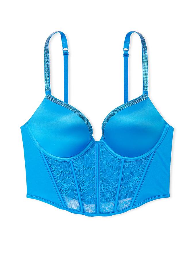 Victoria's Secret Bombshell Shine Strap Push-Up Corset Top - Image 3