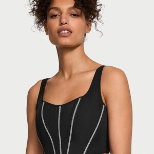 Victoria's Secret Sheer Shine Corset Top