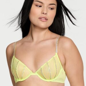 Victoria's Secret Sheer Shine Low-Cut Demi Bra