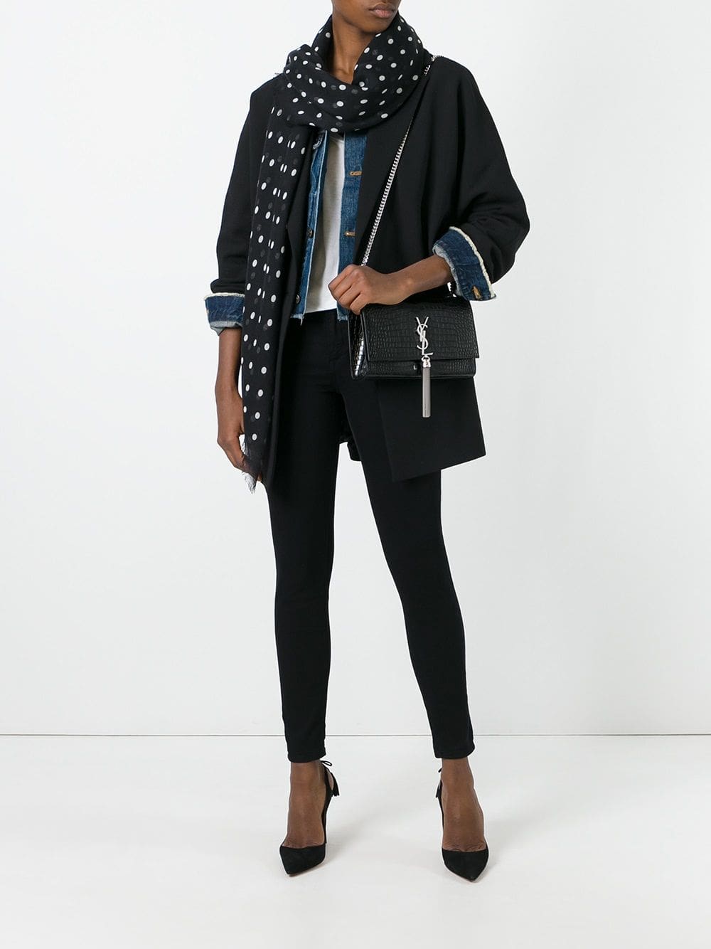 Saint Laurent medium Kate Monogram satchel - Image 2