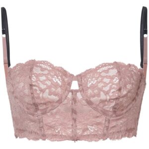Fleur Du Mal Charlotte lace longline bra