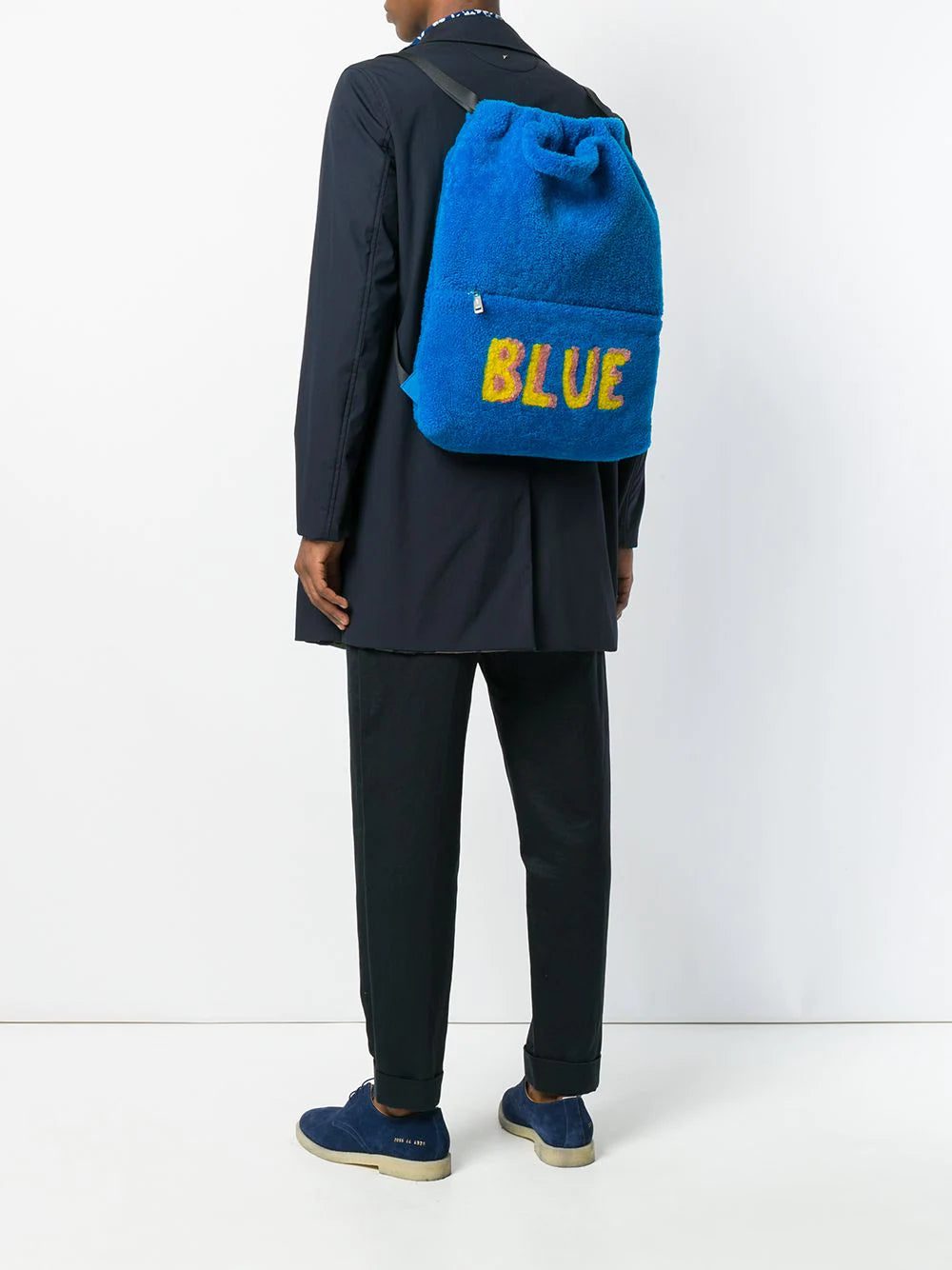 Fendi Blue slogan backpack - Image 2