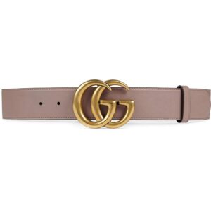 Gucci  Leather belt with Double G buckle