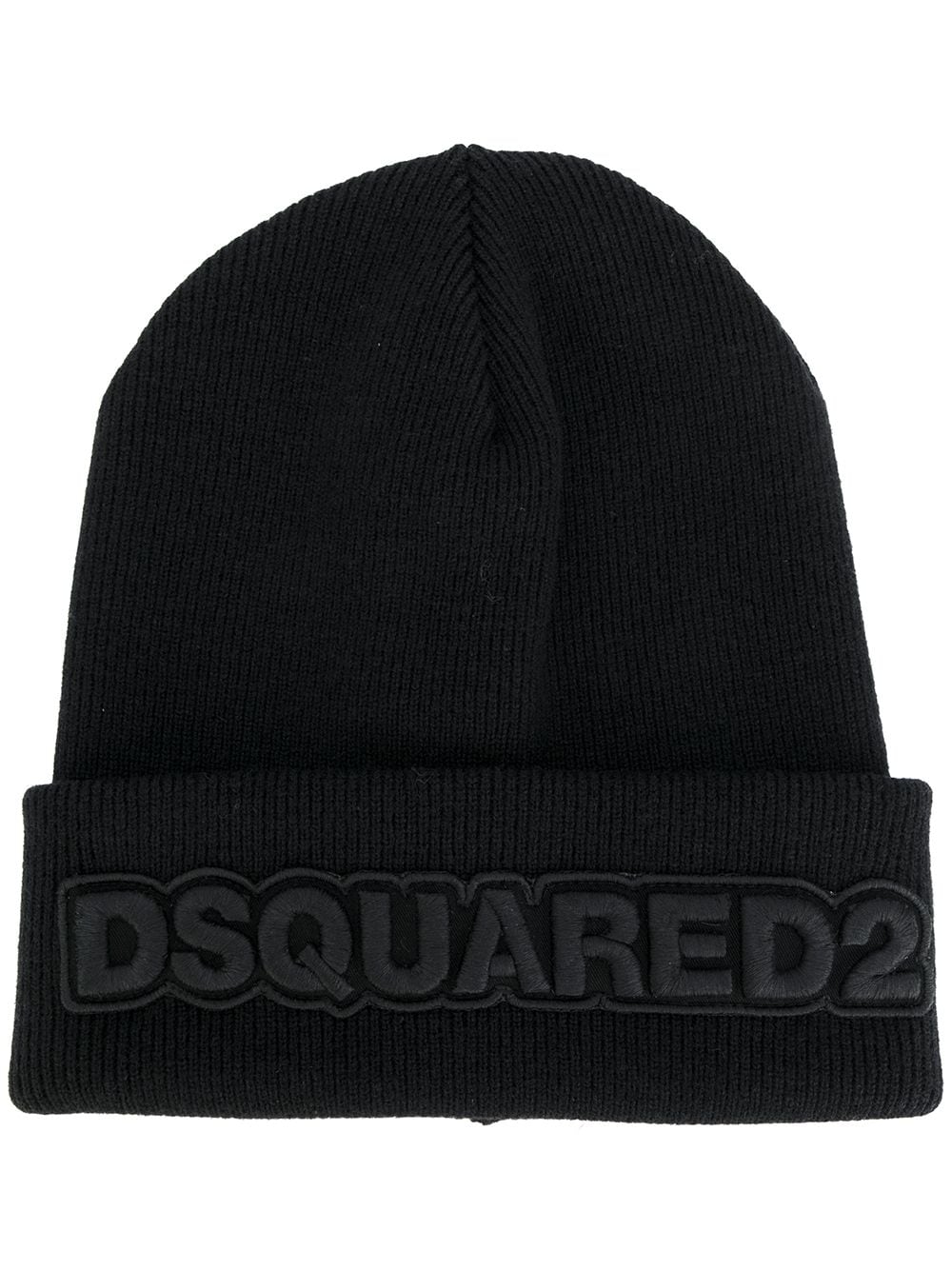 DSQUARED2 logo embroidered beanie