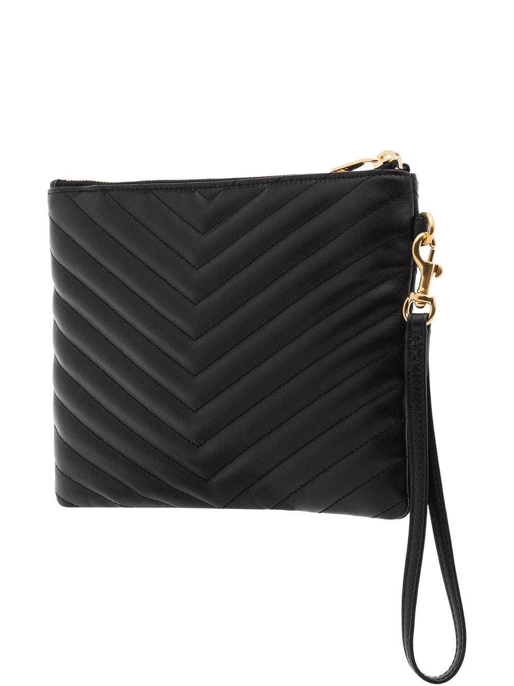 Saint Laurent quilted leather purse - Image 3