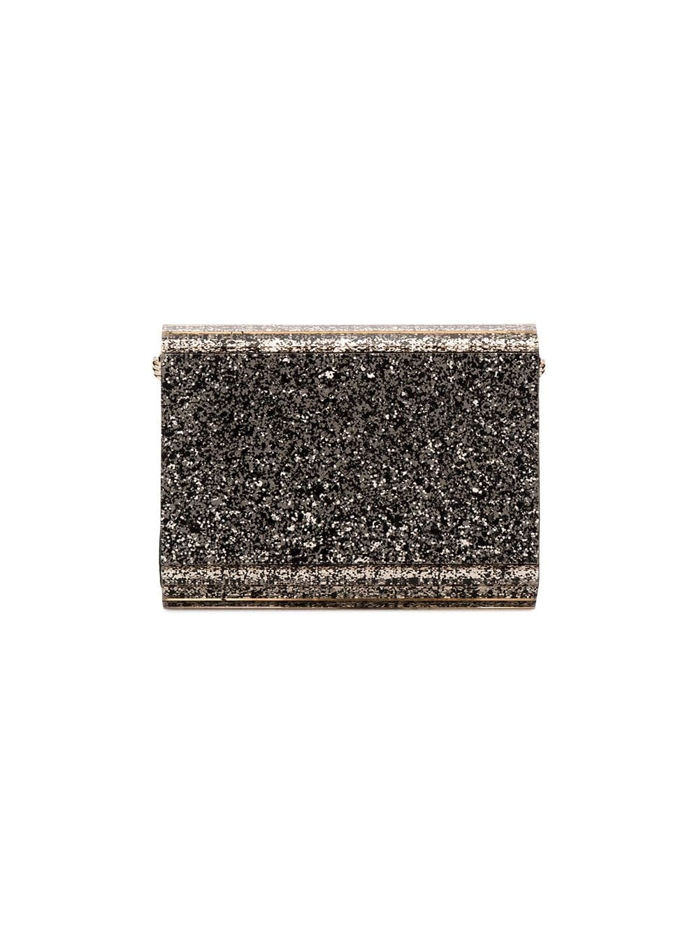Jimmy Choo metallic Candy glitter envelope clutch - Image 3