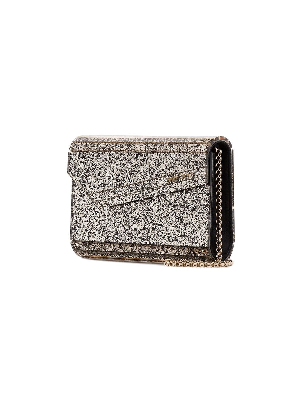 Jimmy Choo metallic Candy glitter envelope clutch - Image 4