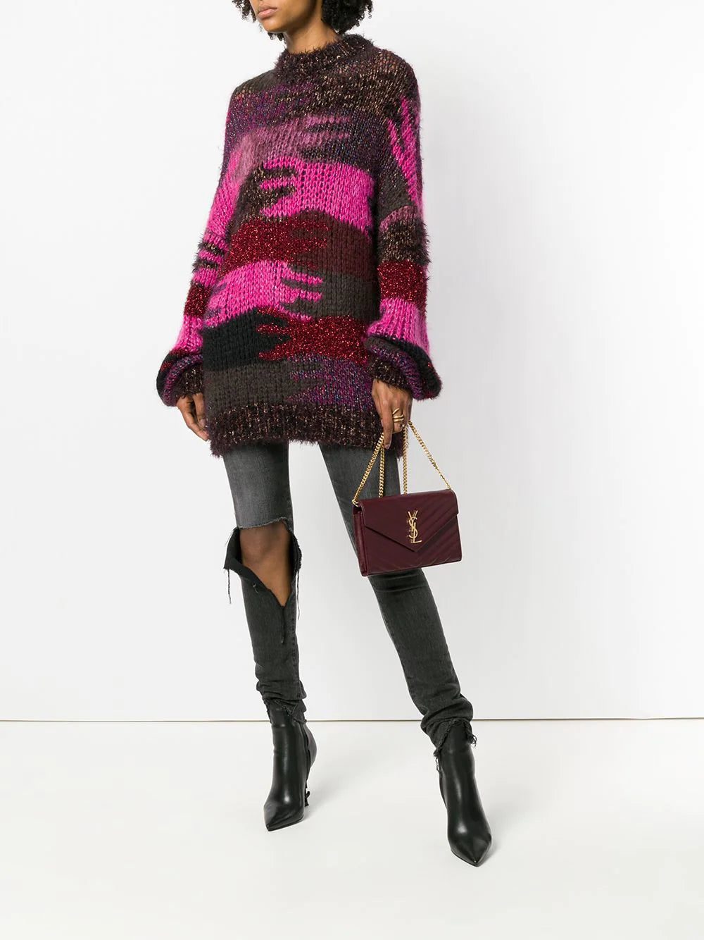 Saint Laurent Monogram chain wallet - Image 2