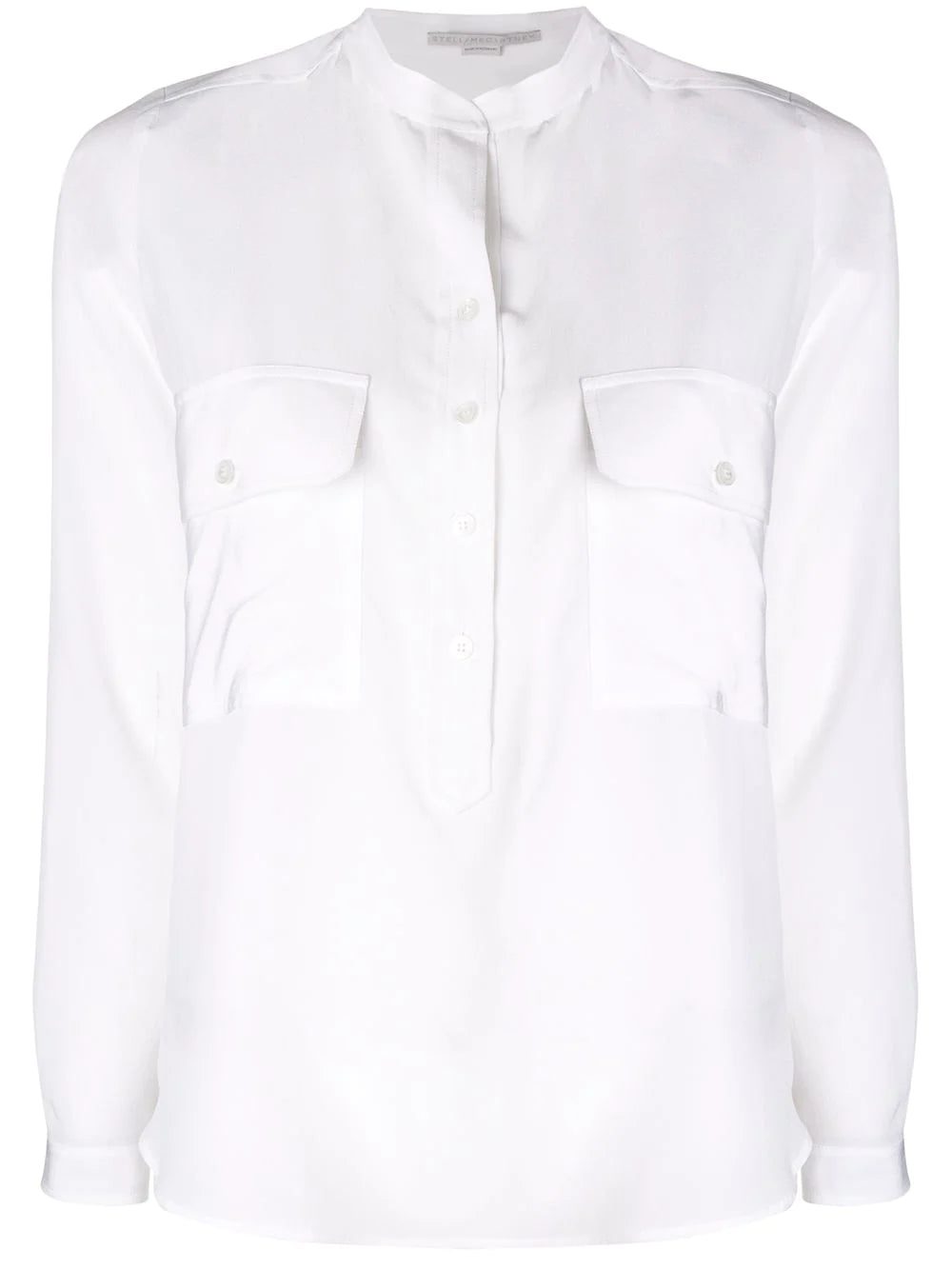 Stella McCartney collarless shirt