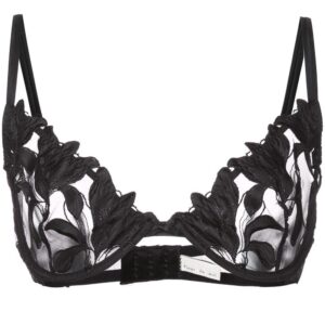 Fleur Du Mal Lily Lace Plunge Demi bra