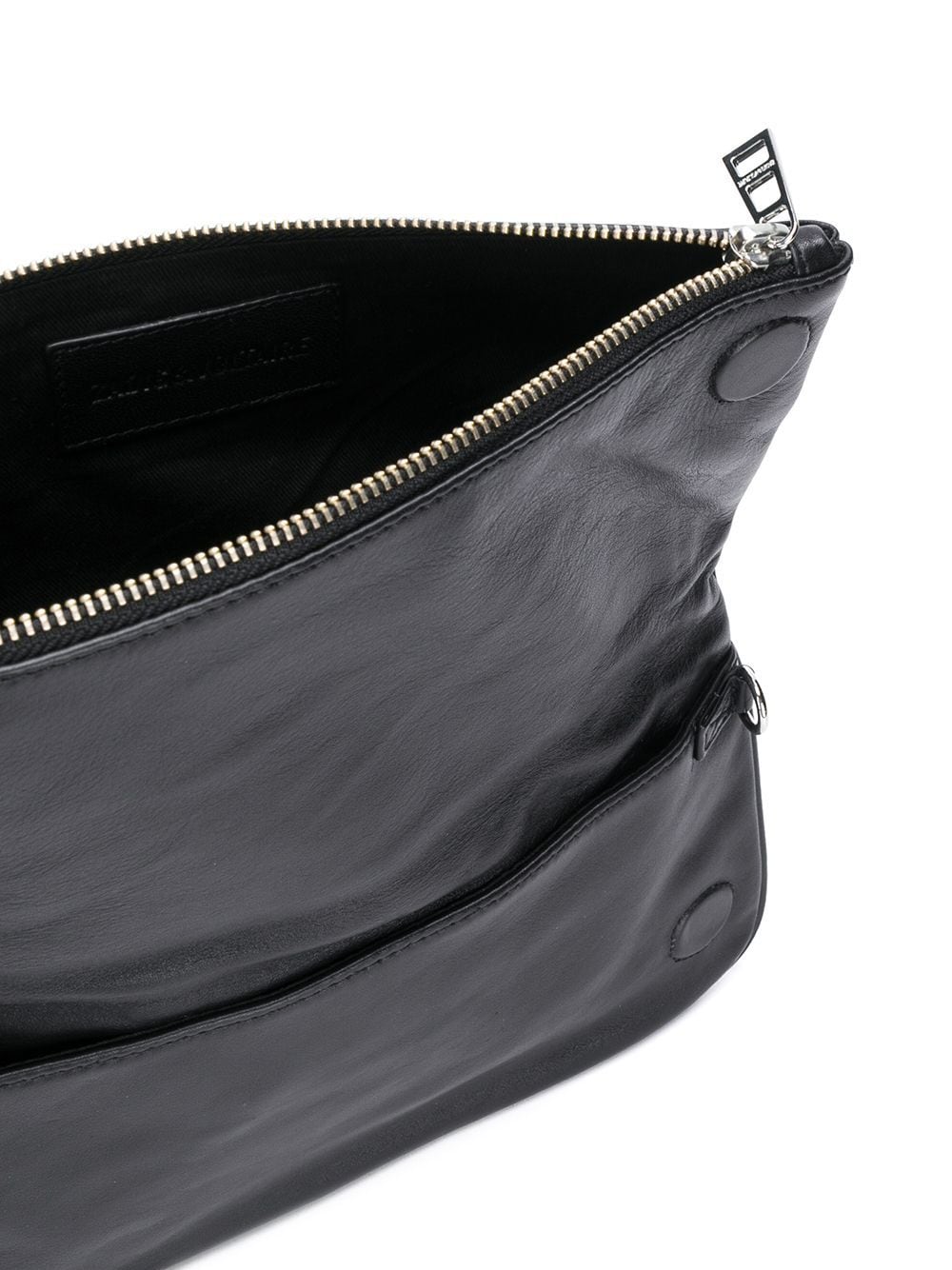 Zadig&Voltaire foldover zipped clutch - Image 4