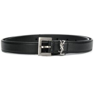 Saint Laurent  Monogram square-buckle belt