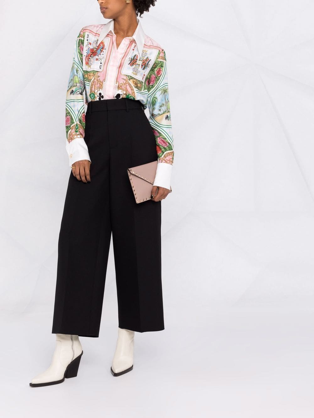 Valentino Garavani Rockstud envelope clutch - Image 2