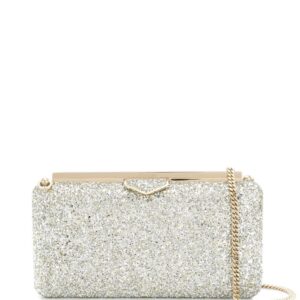 Jimmy Choo Ellipse sequin-embellished clutch