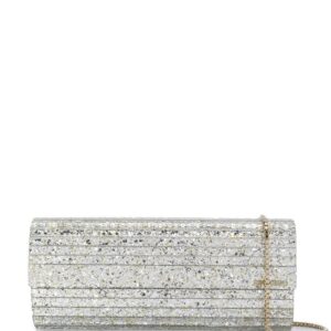 Jimmy Choo Sweetie glitter clutch
