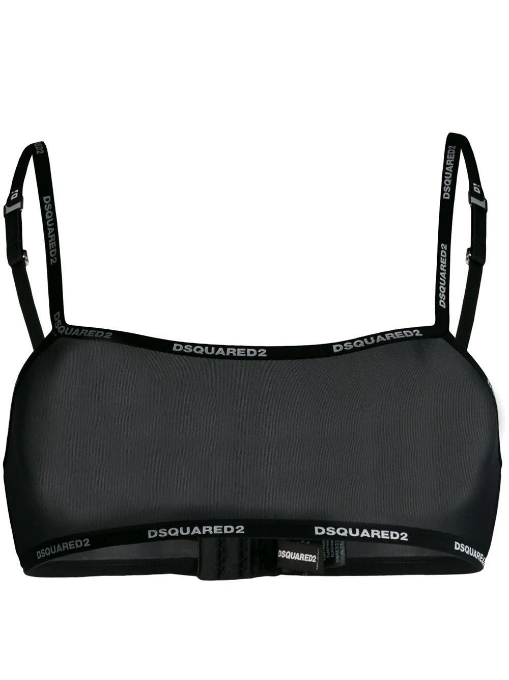 DSQUARED2 branded sheer bra