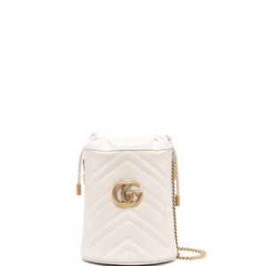 Gucci mini GG Marmont leather bucket bag