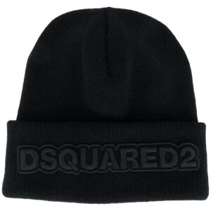 DSQUARED2 embroidered logo beanie