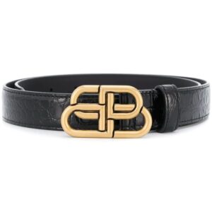 Balenciaga  BB buckle belt