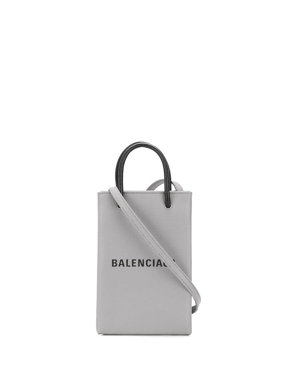 Balenciaga logo print crossbody bag