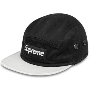 Supreme two-tone camp cap