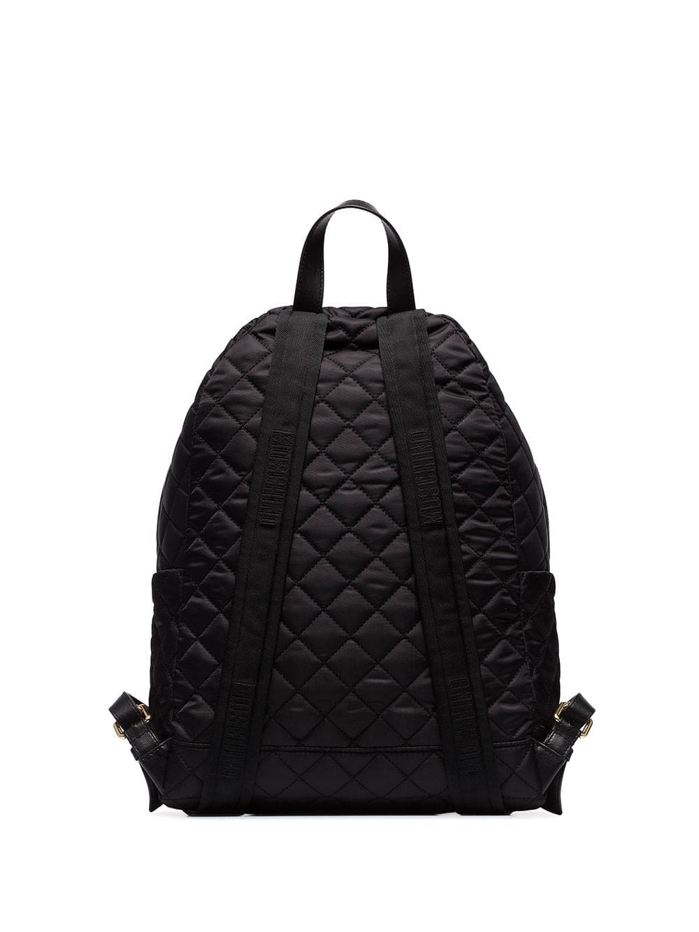 Moschino quilted logo-plaque backpack - Image 3