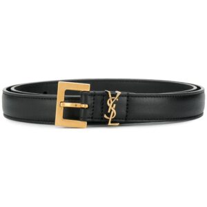 Saint Laurent  monogram leather belt