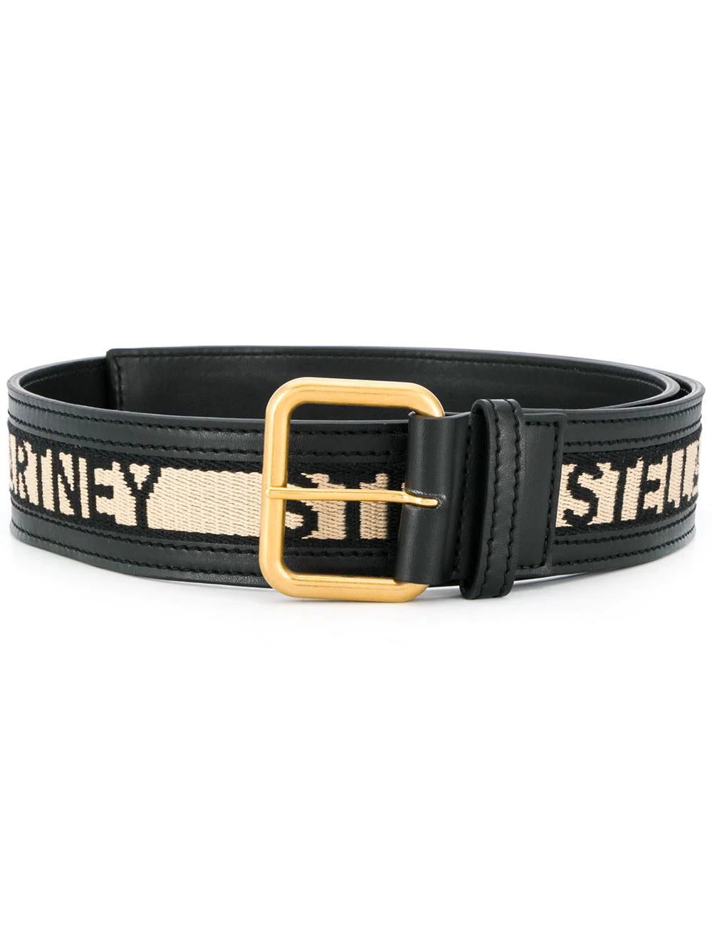 Stella McCartney logo embroidered belt