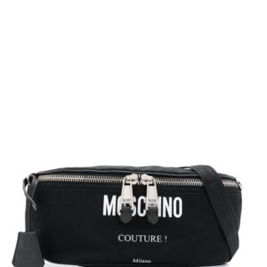 Moschino logo print belt bag