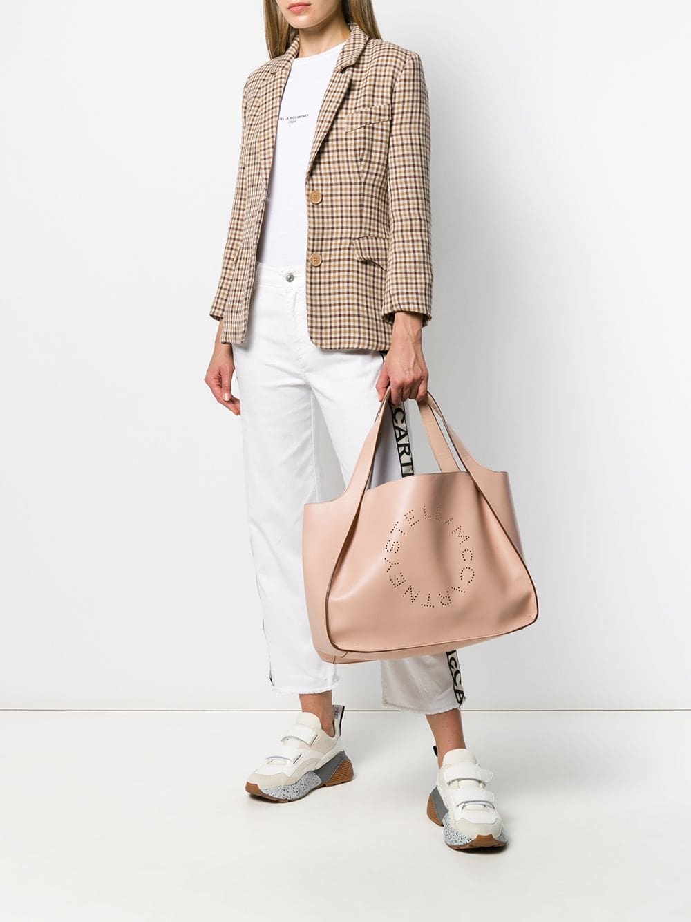 Stella McCartney perforated logo tote - Image 2