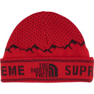 Supreme TNF fold beanie