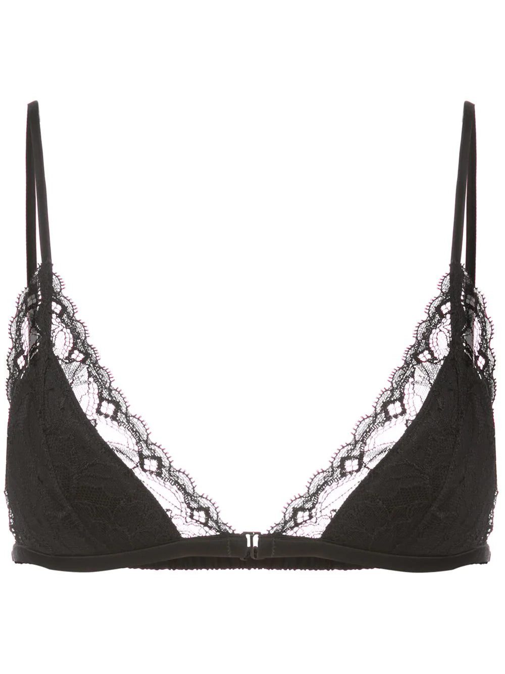 Fleur Du Mal Gardenia lace triangle bra