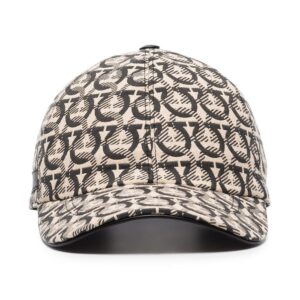 Ferragamo interlocking Gancini print baseball cap