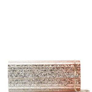 Jimmy Choo Sweetie glitter clutch