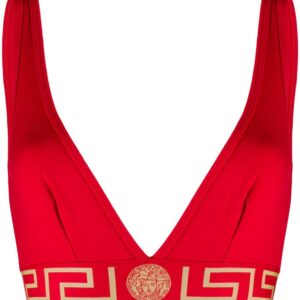 Versace  Greca Border triangle bralette