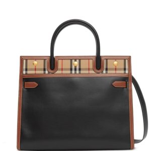 Burberry small Title Vintage Check tote