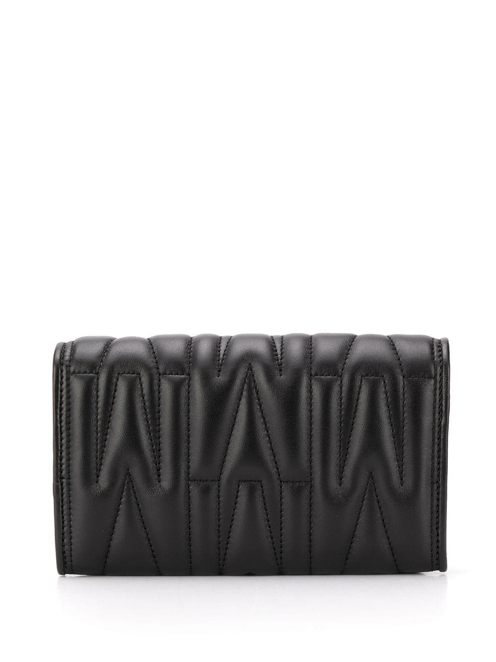 Moschino monogram-quilted clutch bag - Image 2